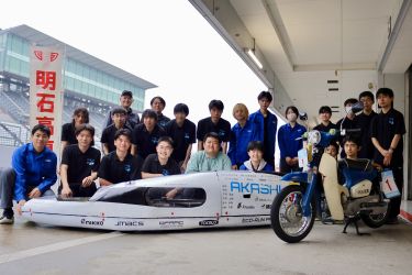 鈴鹿サーキットで開催された低燃費レースで3位入賞！ | 明石高専