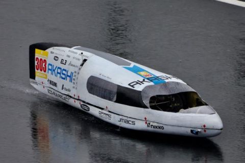 鈴鹿サーキットで開催された低燃費レースで3位入賞！ | 明石高専